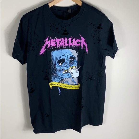 Topshop Tops - Metallica European Summer Vacation T Shirt